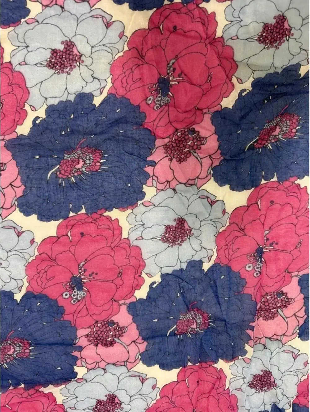 Women's Multi and Blue Scarf-wrap